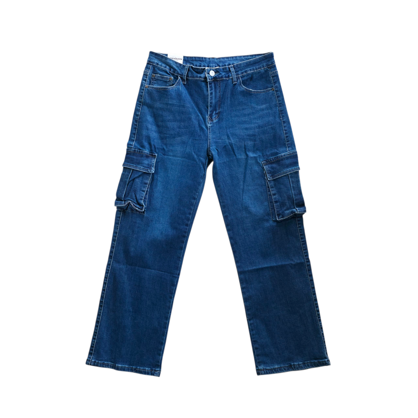 Jeans cargo blu scuro