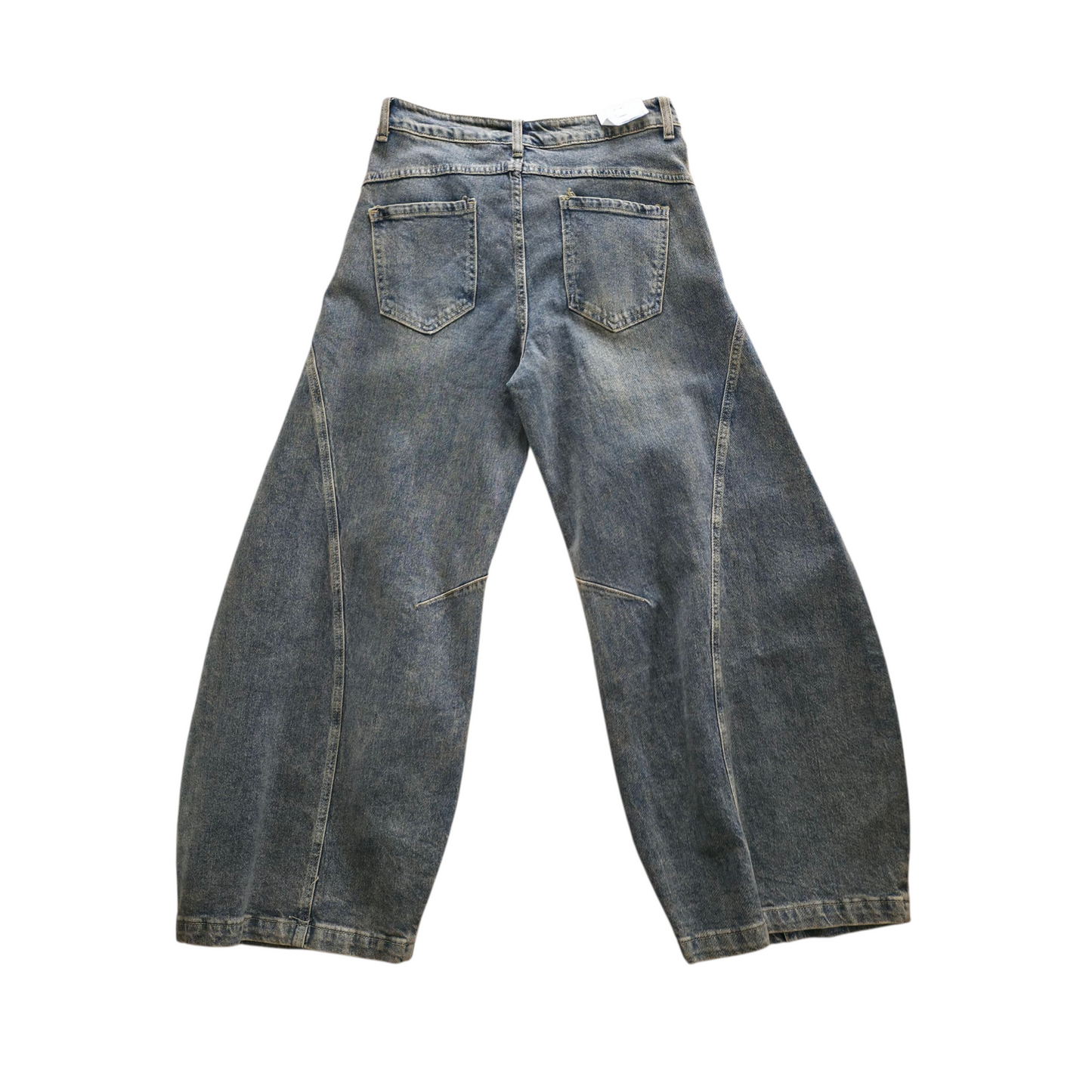 Jeans balloon colore sabbia