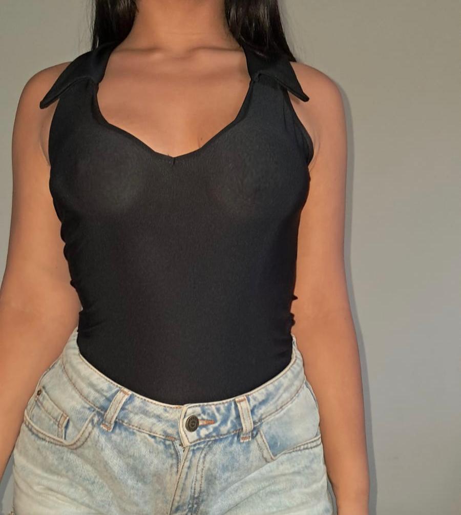BODY CON COLLETTO