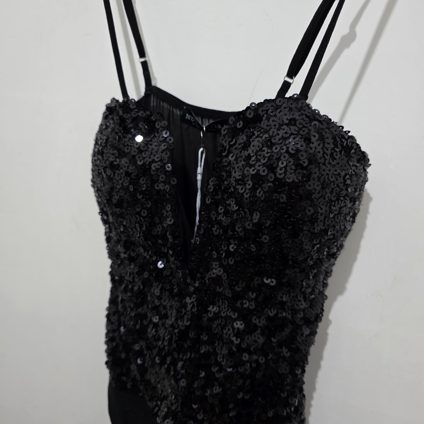 Top Senza Maniche con Paillettes
