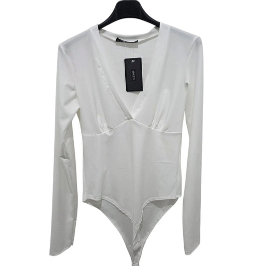 Body con Scollatura a V e Maniche Lunghe