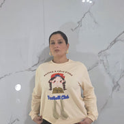 Felpa Con Motivo In Rilievo Design Unico Vari Colori E Misure Per Comfort E Versatilità