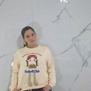 Felpa Con Motivo In Rilievo Design Unico Vari Colori E Misure Per Comfort E Versatilità