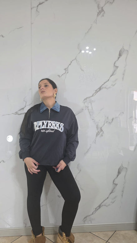 Maglia Sportiva con Zip e Collo in Velluto per Sportivi Funzionale e Unica Design Ideale per Attività Sportive