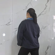 Maglia Sportiva con Zip e Collo in Velluto per Sportivi Funzionale e Unica Design Ideale per Attività Sportive