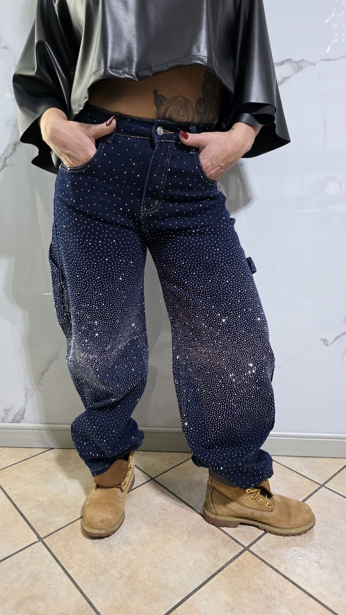 Jeans Strass 