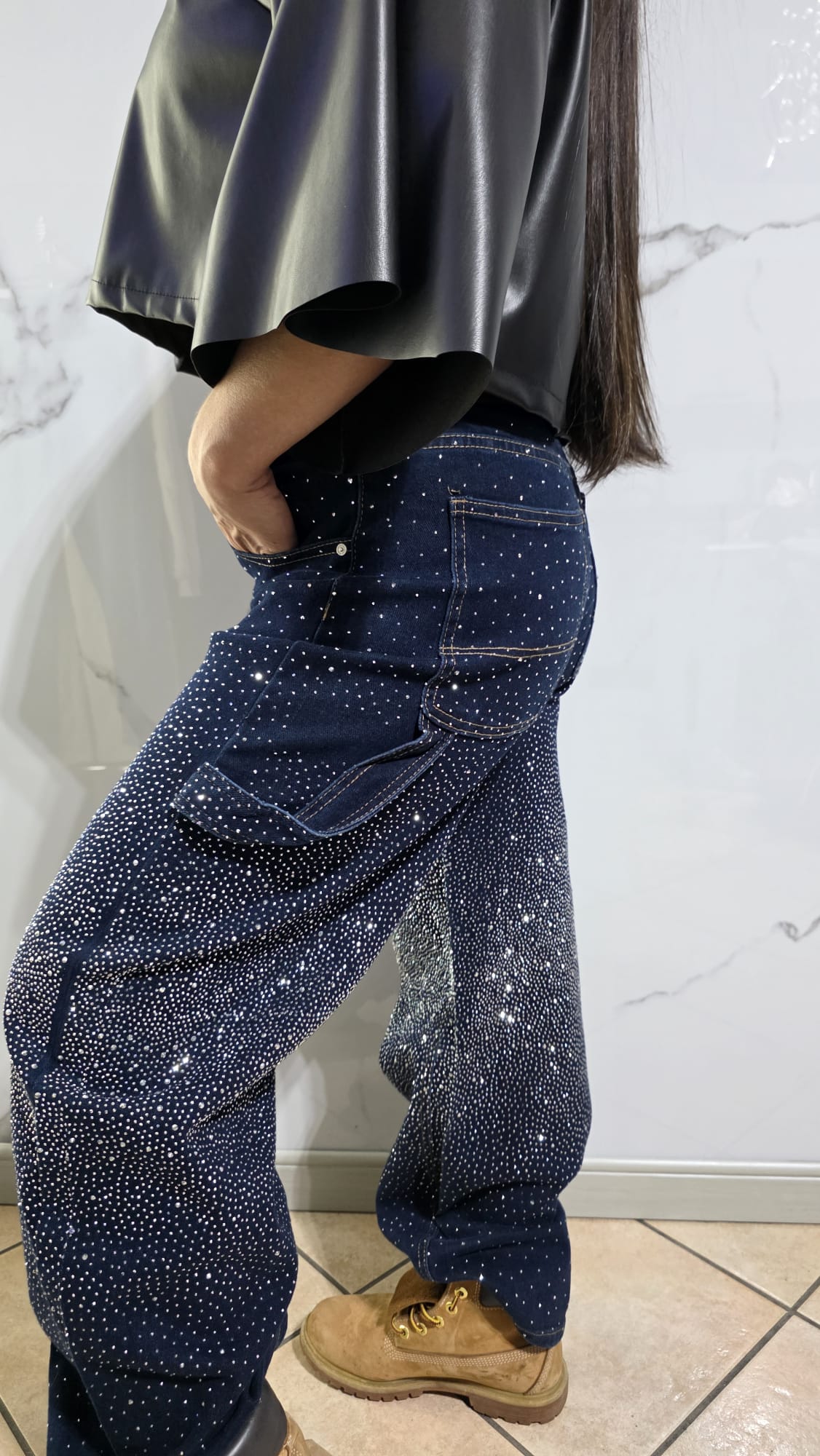 Jeans Strass 