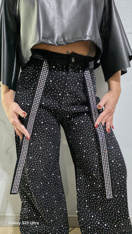 Jeans Starry Night neri dal fascino stellato