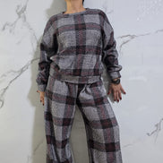 coordinati lana a quadroni