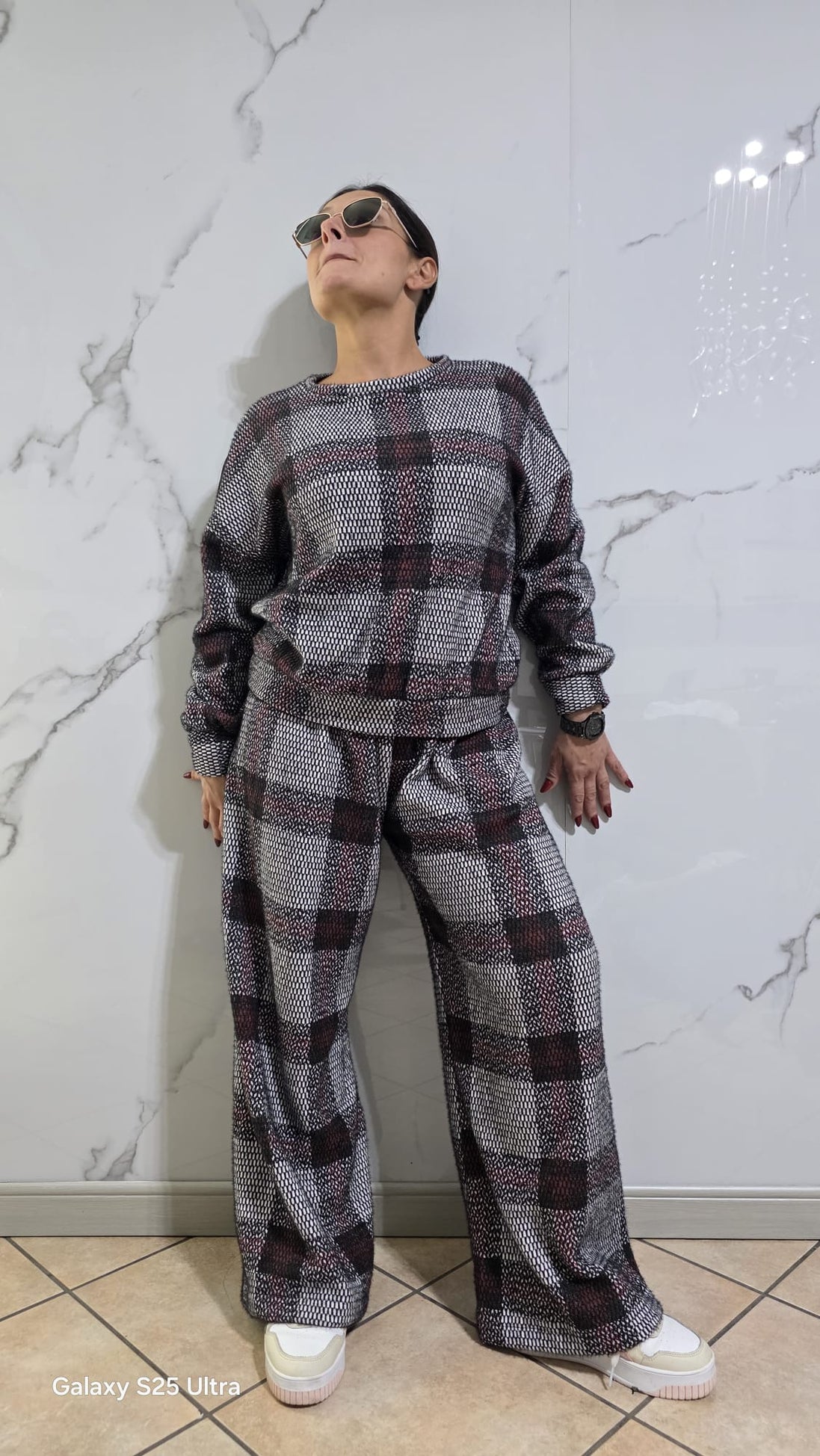 coordinati lana a quadroni