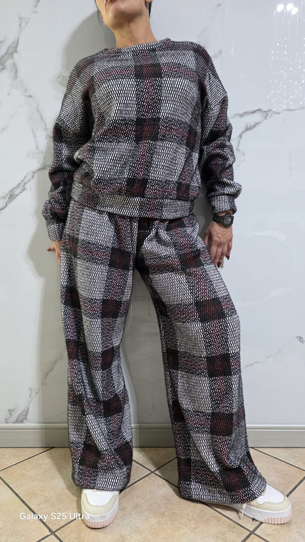 coordinati lana a quadroni