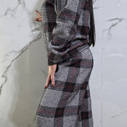 coordinati lana a quadroni