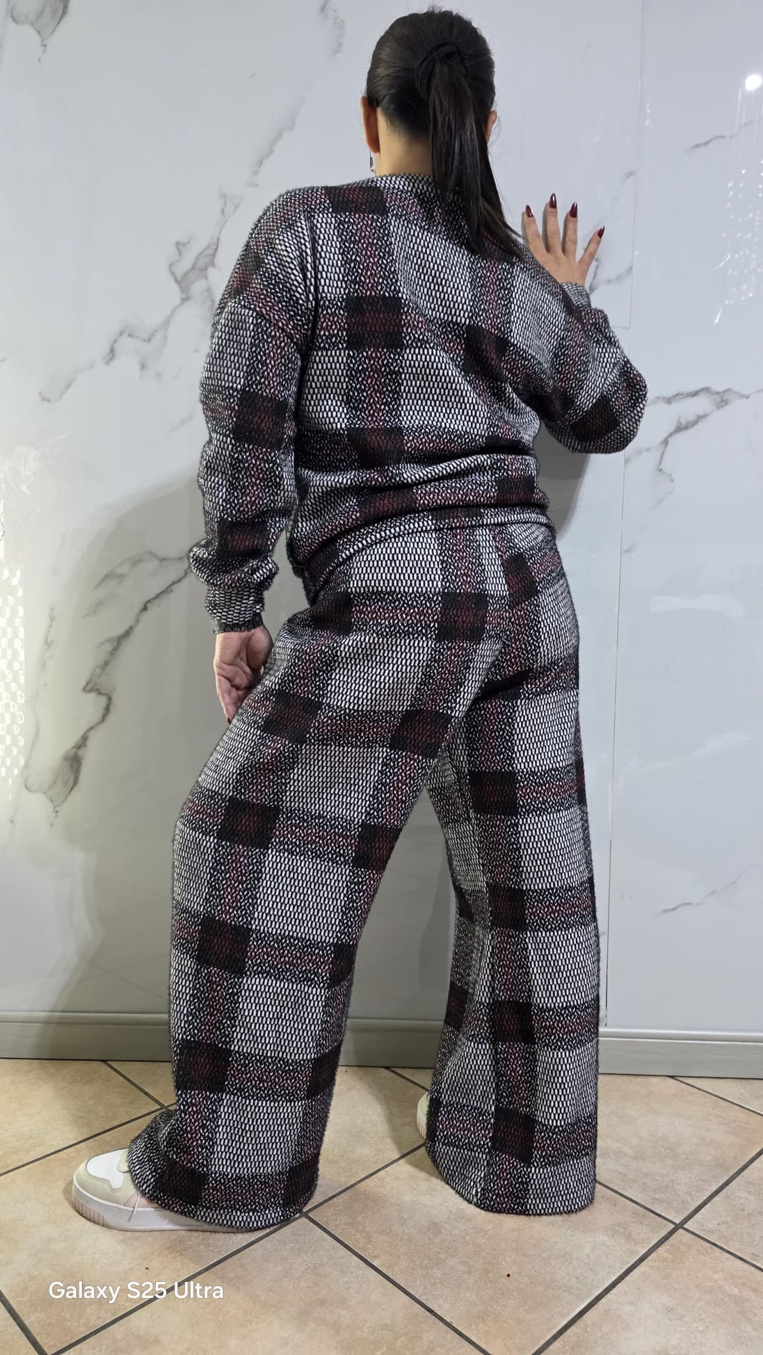 coordinati lana a quadroni