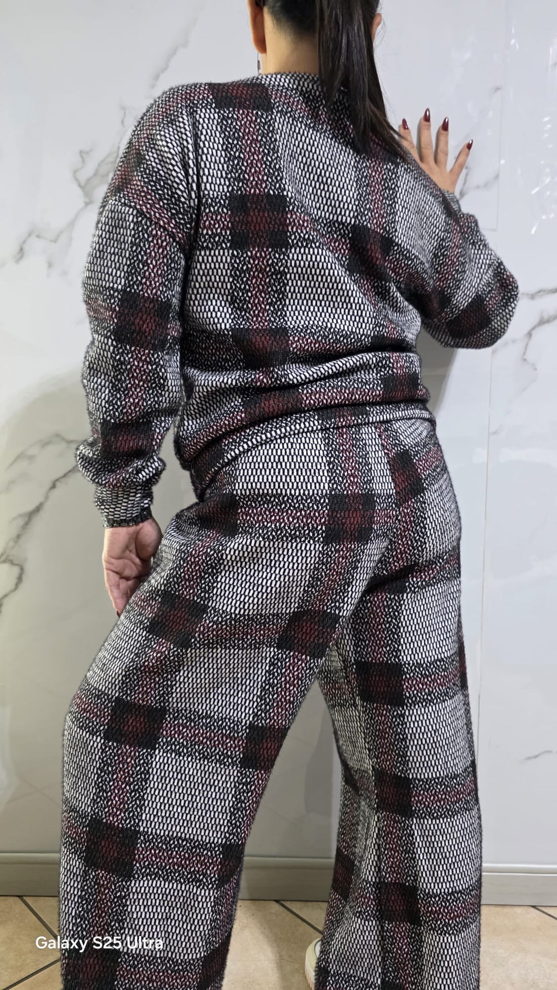 coordinati lana a quadroni