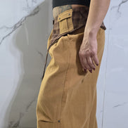 Pantaloni Larghi in Tessuto Naturale con Cintura Regolabile per Donna Stile Casual e Comfortabile