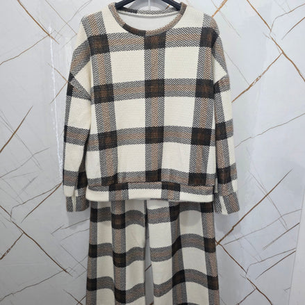 coordinati lana a quadroni