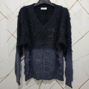 Maglione Oversize Rosa Ombre