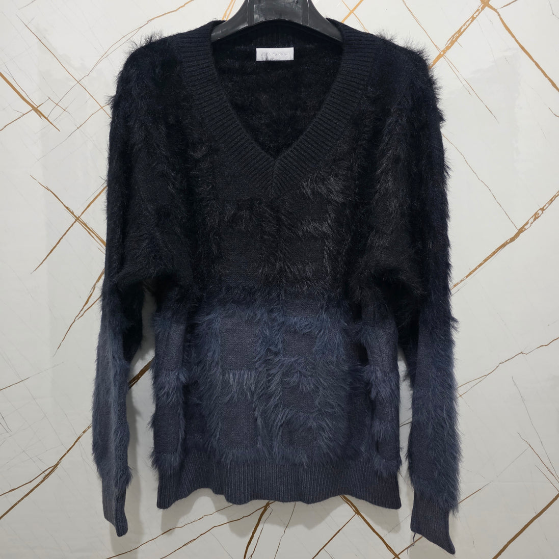 Maglione Oversize Rosa Ombre