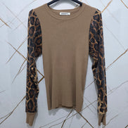Maglia a Maniche Lunghe con Dettaglio Animalier - Comfort e Stile per Varie Occasioni - Capo Versatile e Originale
