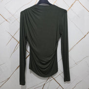 Maglia Semi-Transparente Aderente per Donna - T-Shirt con Design Elegante e Comfortabile - Perfetta per Look Casual e Stili Moderni