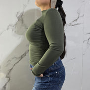Maglia Semi-Transparente Aderente per Donna - T-Shirt con Design Elegante e Comfortabile - Perfetta per Look Casual e Stili Moderni