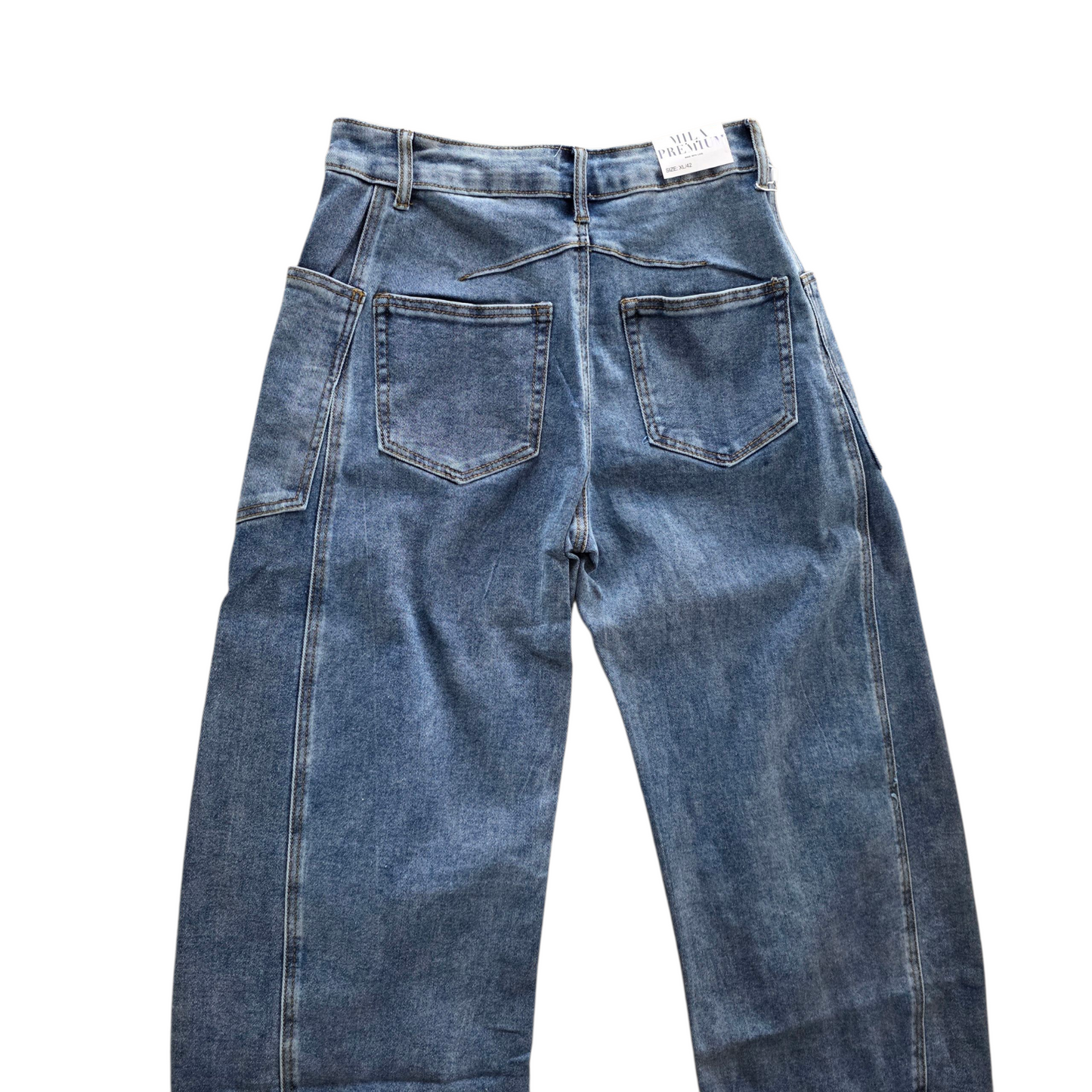 Jeans baggy colore chiaro