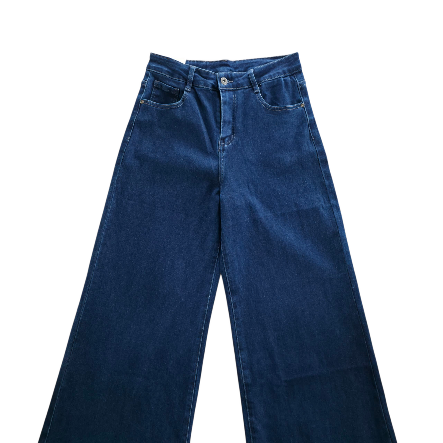 Jeans palazzo blu scuro