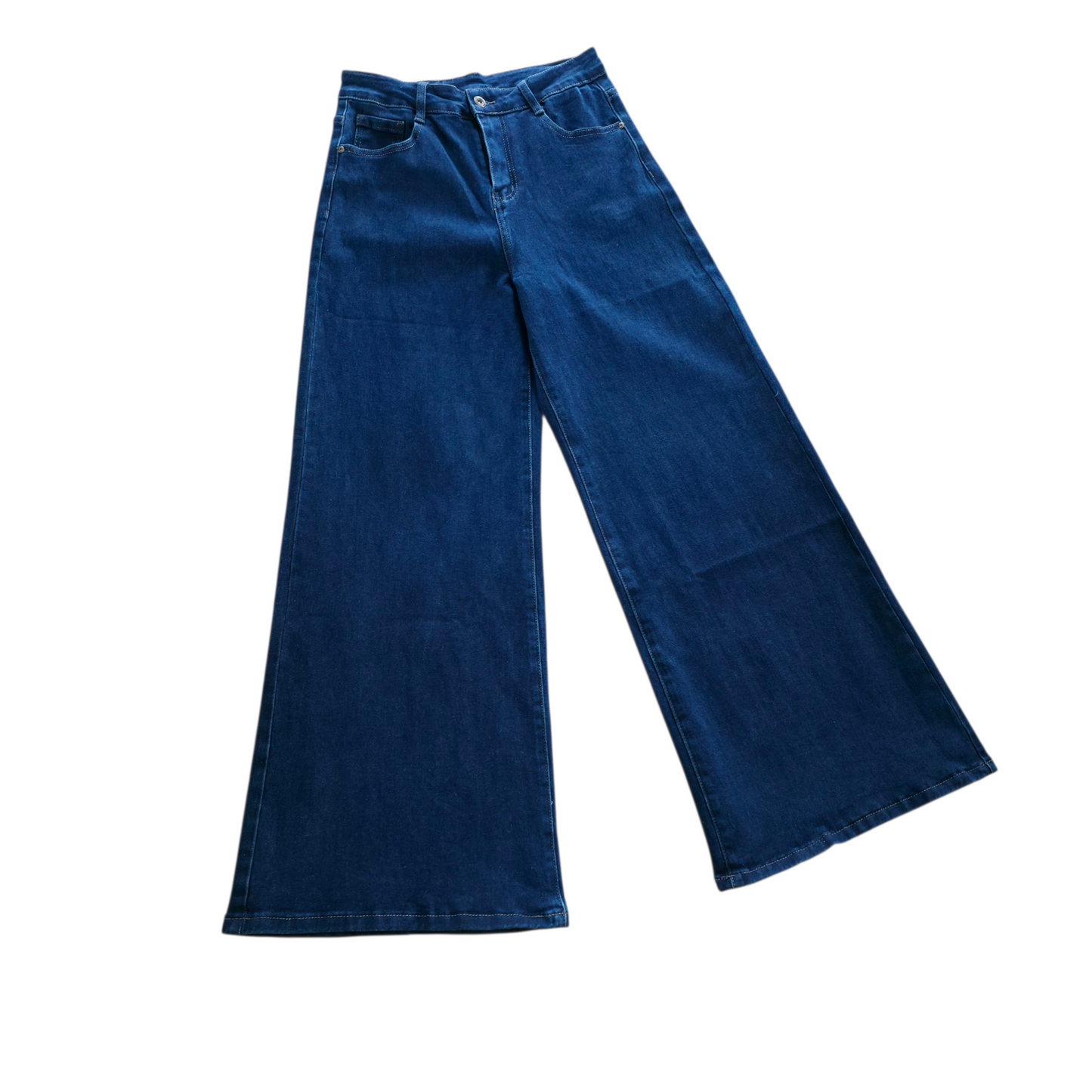 Jeans palazzo blu scuro