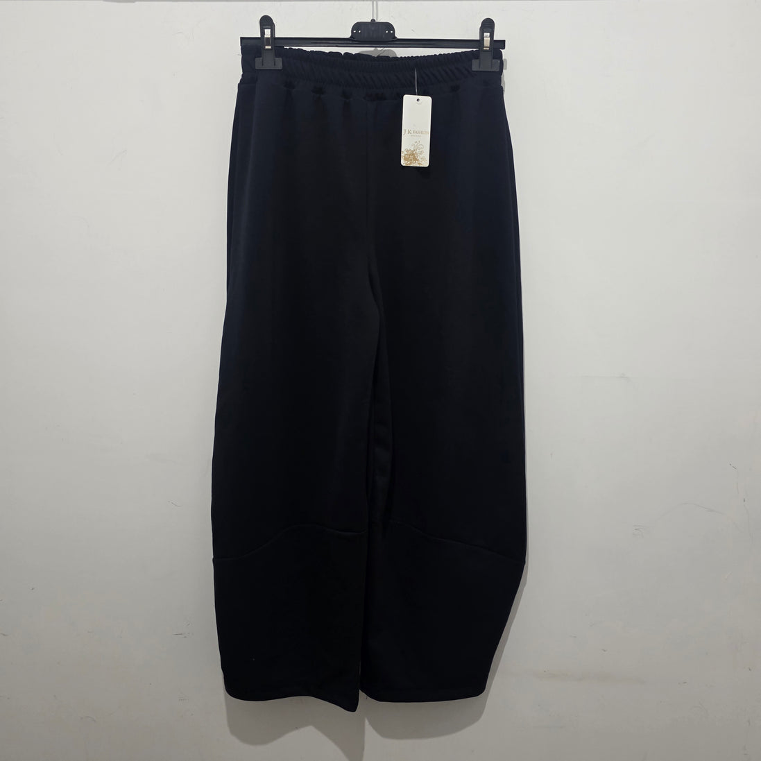 Pantaloni Casual Donna in Tessuto Morbido Beige con Tasche Laterali e Cintura Elastica Comfortable e Stilosi per Occasioni Variate