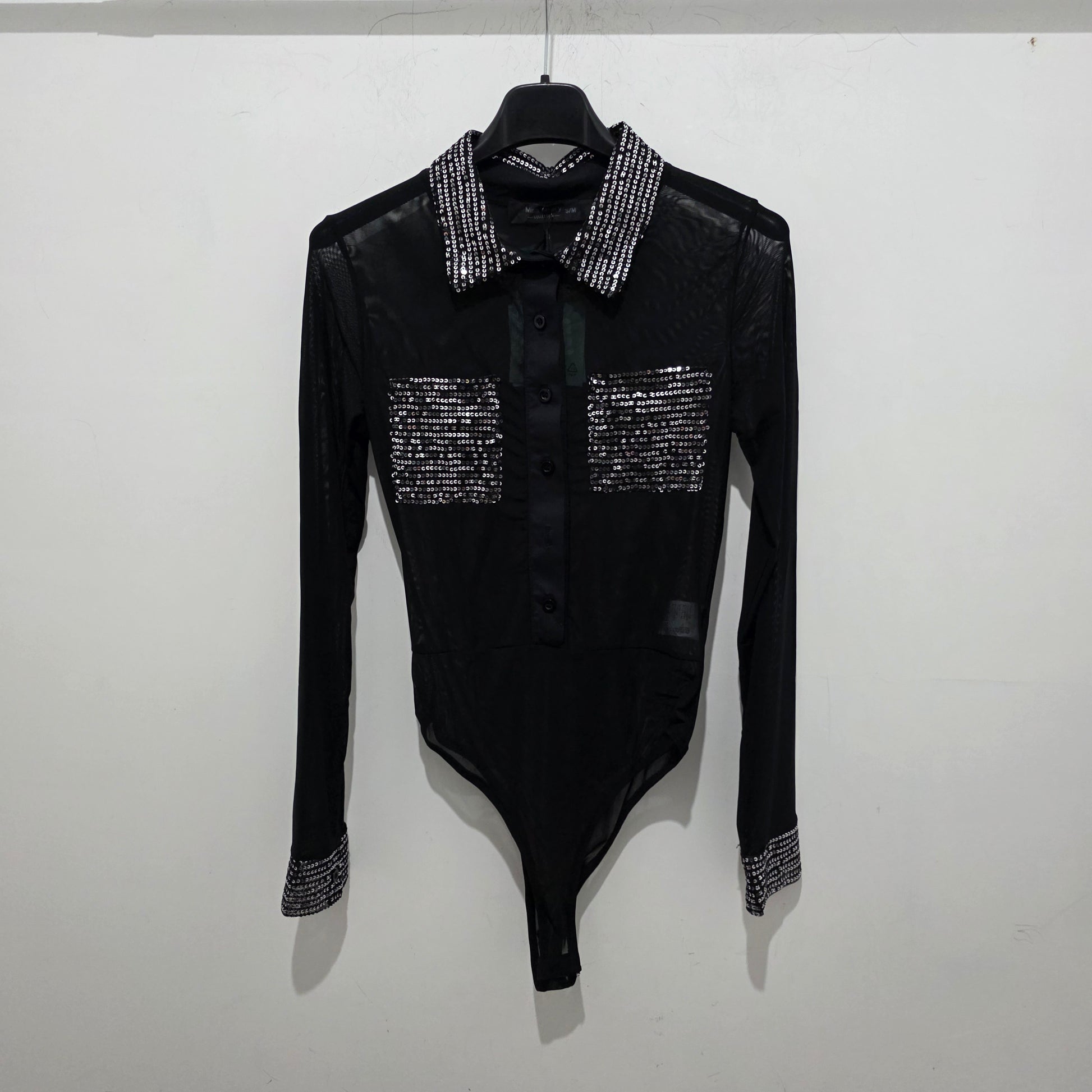 Body Elegante con Dettagli in Strass
