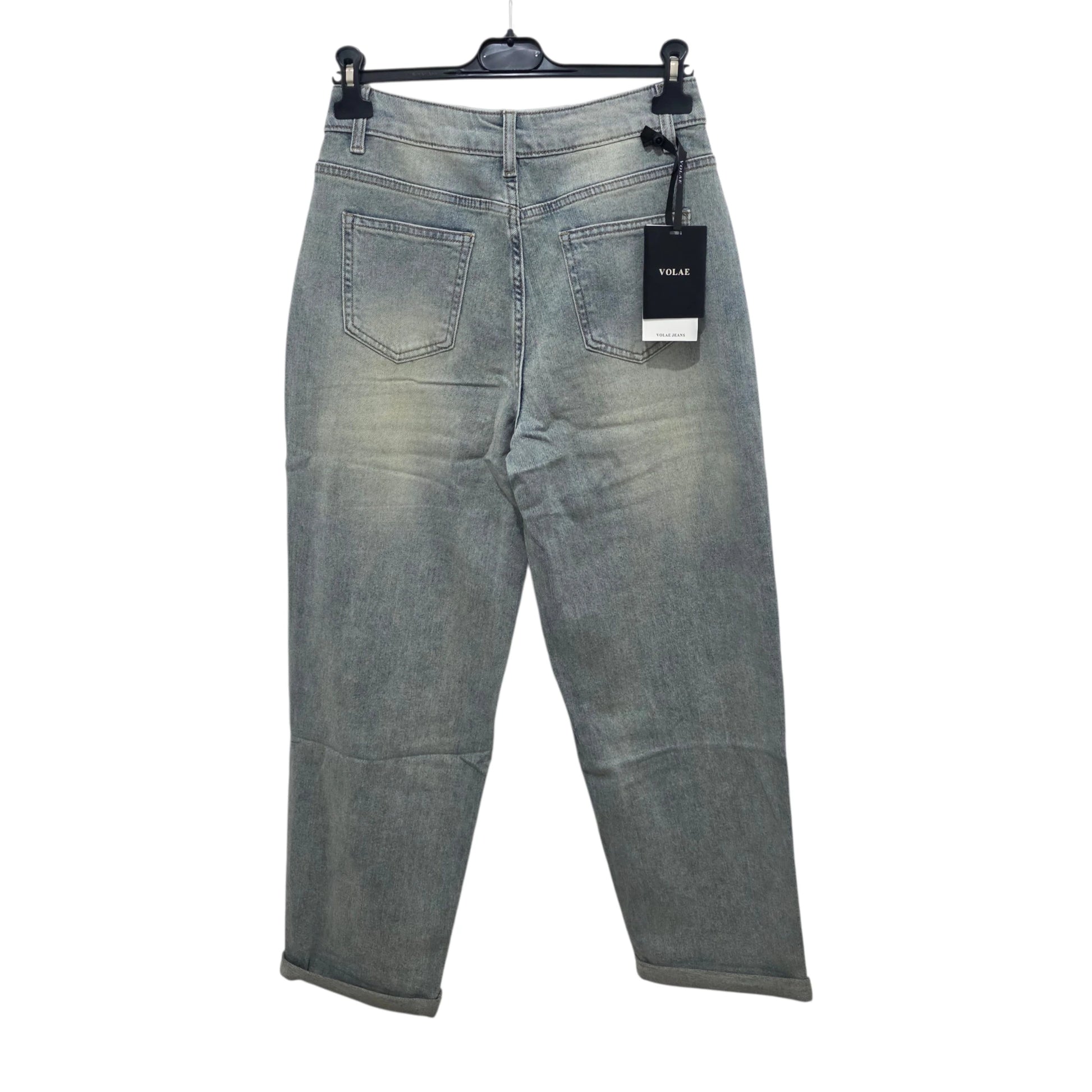 Jeans "Classic High-Waist" in Tessuto Comfortabile e Design Elegante 