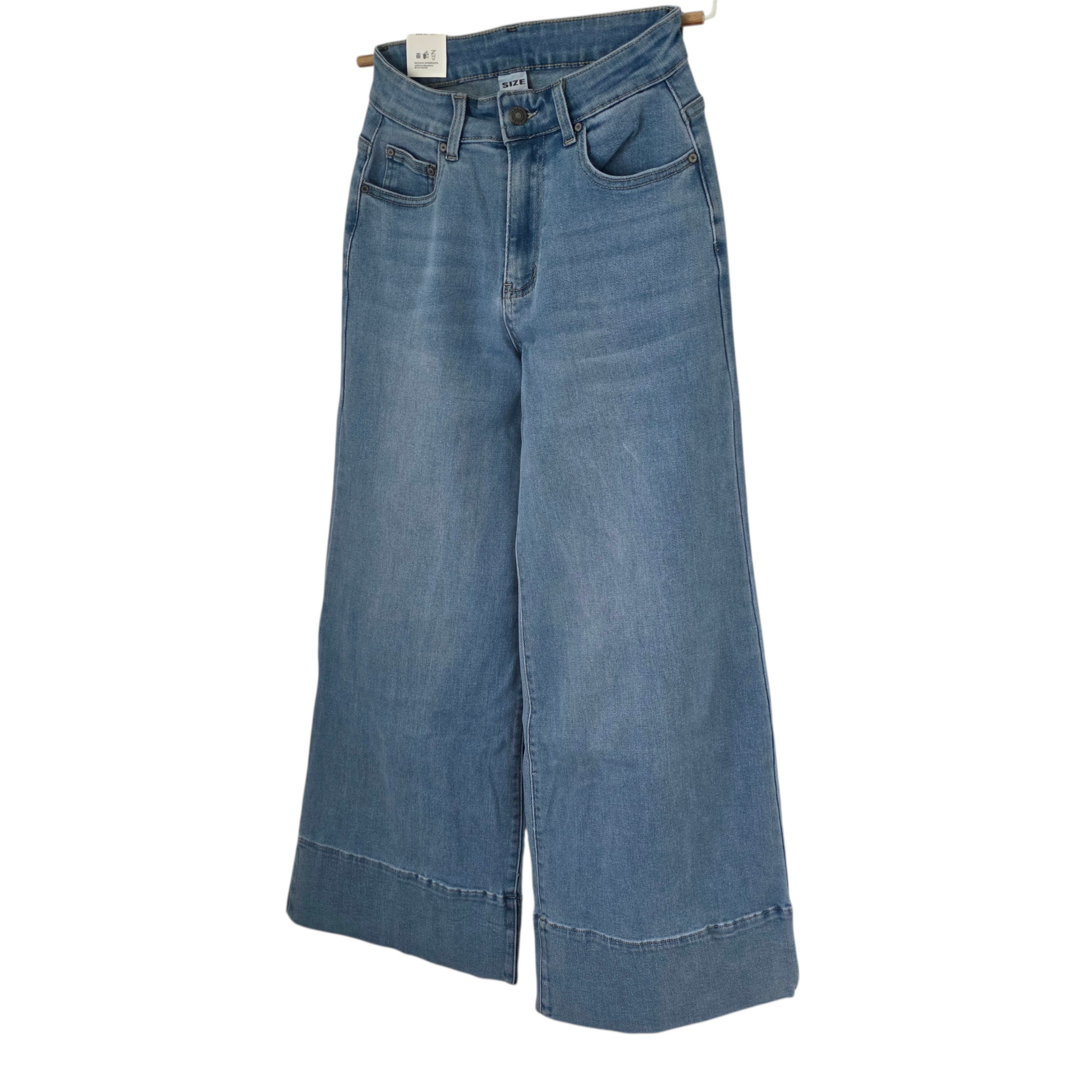 Jeans "Retro chic gamba larga che catturano l'essenza