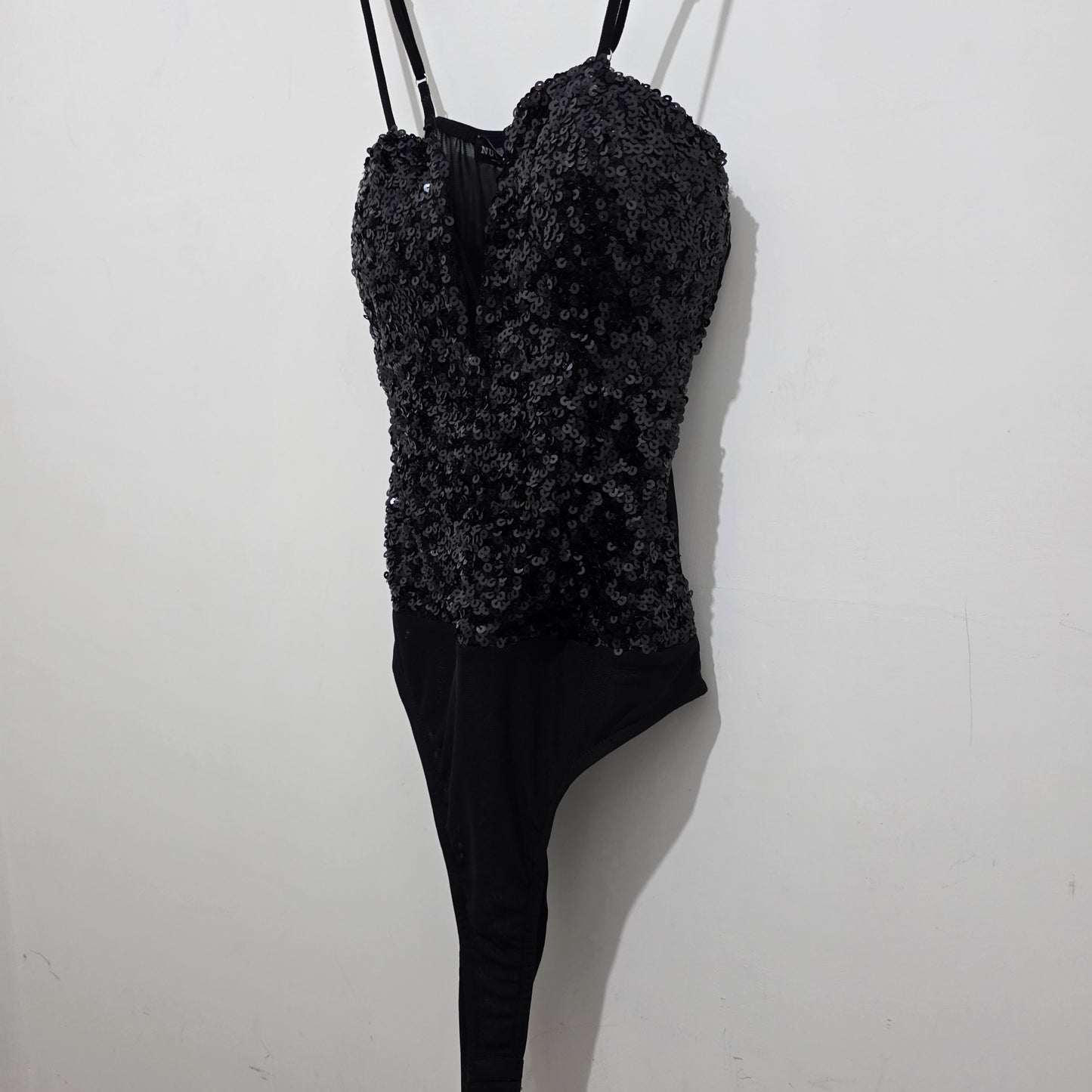 Top Senza Maniche con Paillettes 
