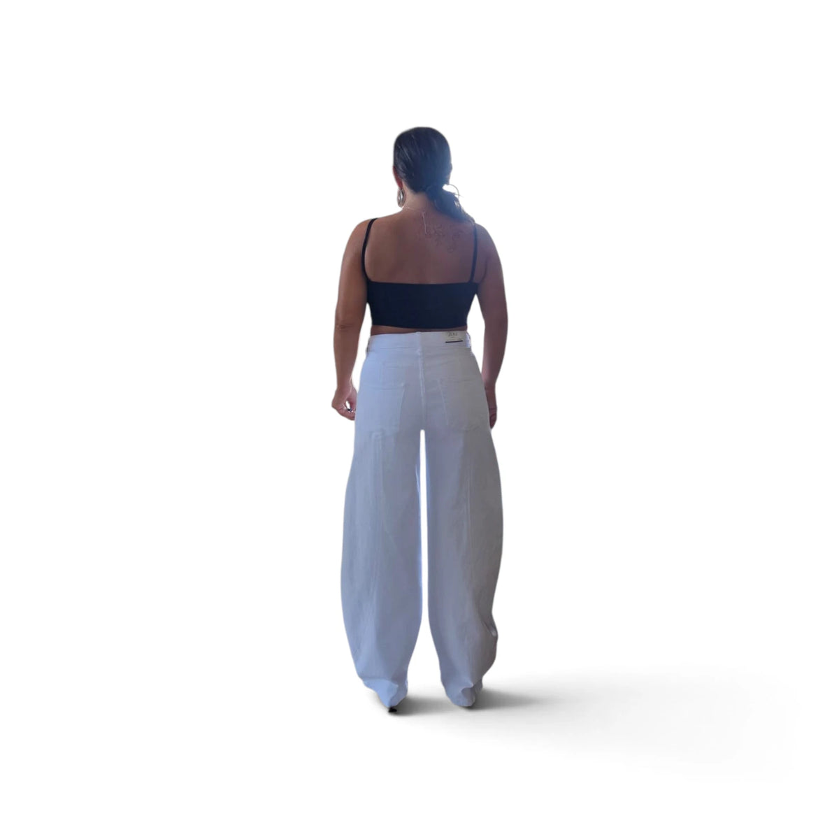 Bianchi Jeans Wide Leg Moderni e Versatili con Taglia Ampia per Massima Comodità e Stile Elegante