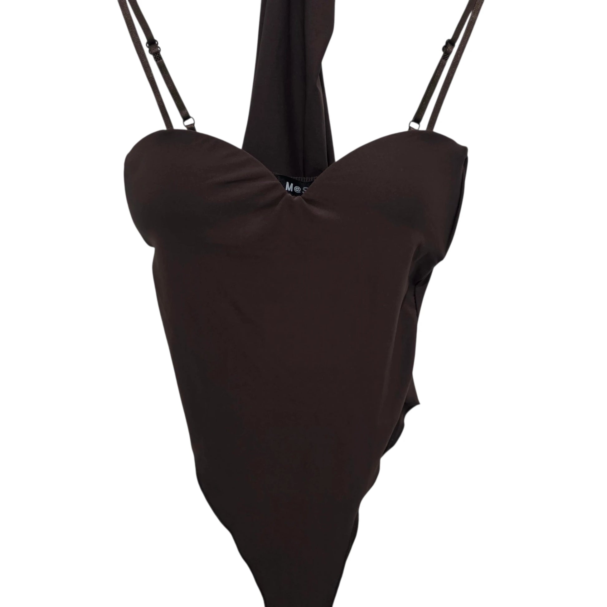 Body con Scollatura Aderente 