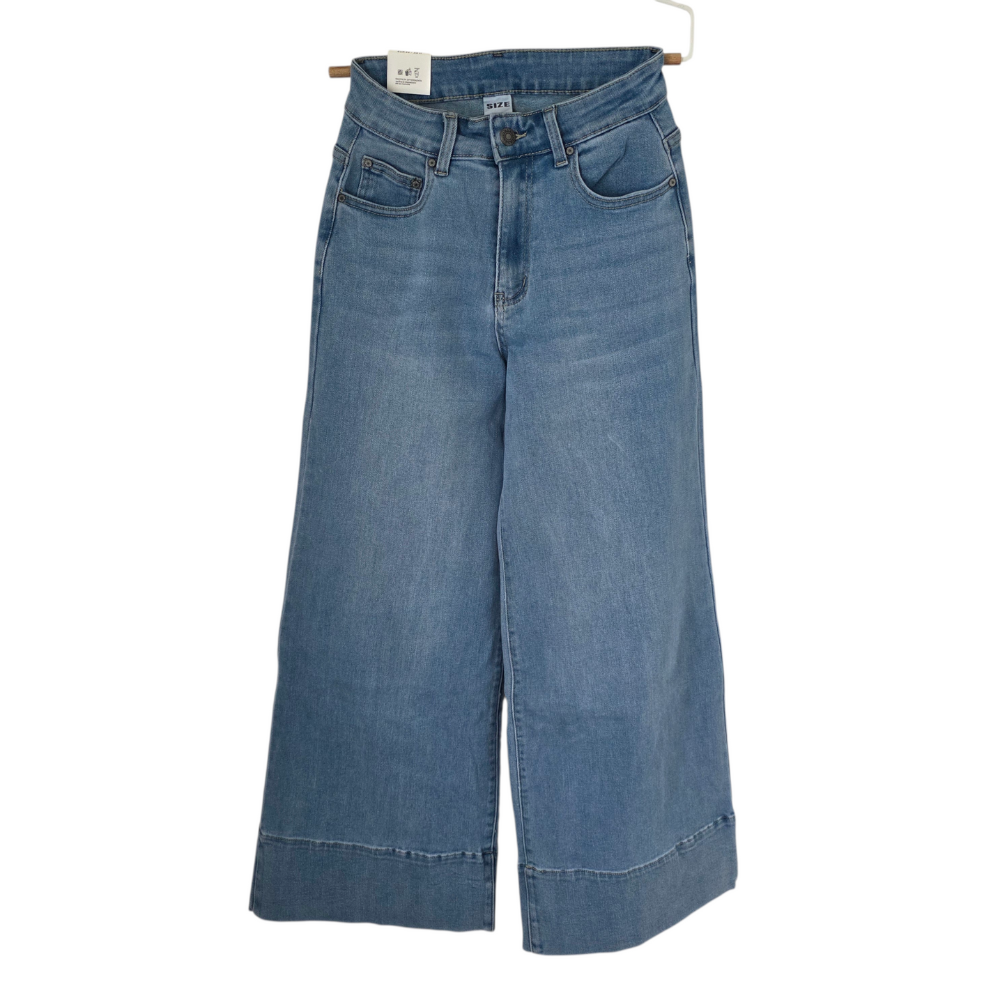 Jeans "Retro chic gamba larga che catturano l'essenza