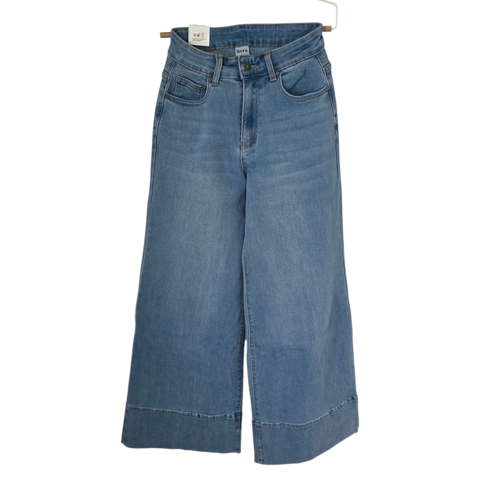 Jeans "Retro chic gamba larga che catturano l'essenza