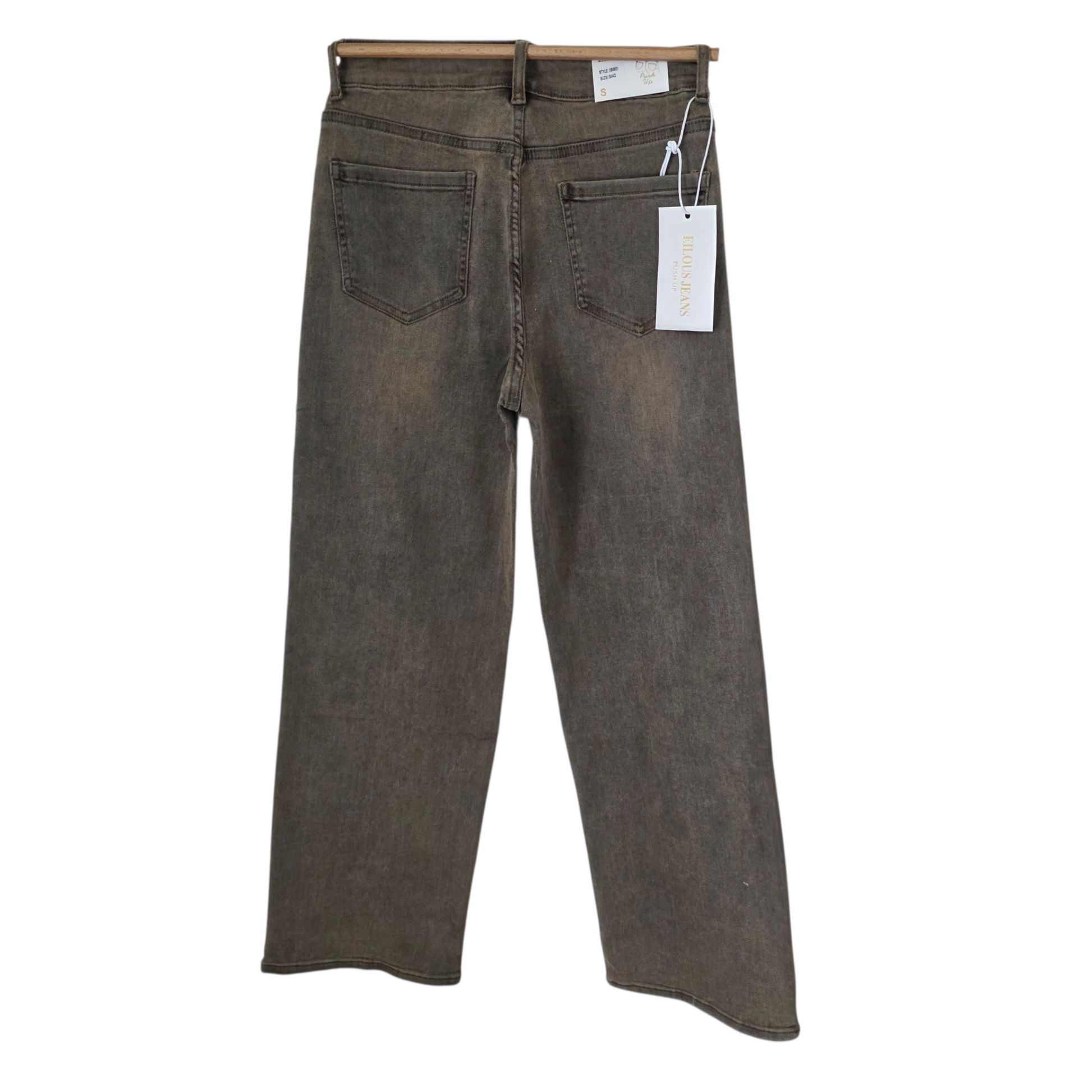 Jeans Wide LEG Strass designer