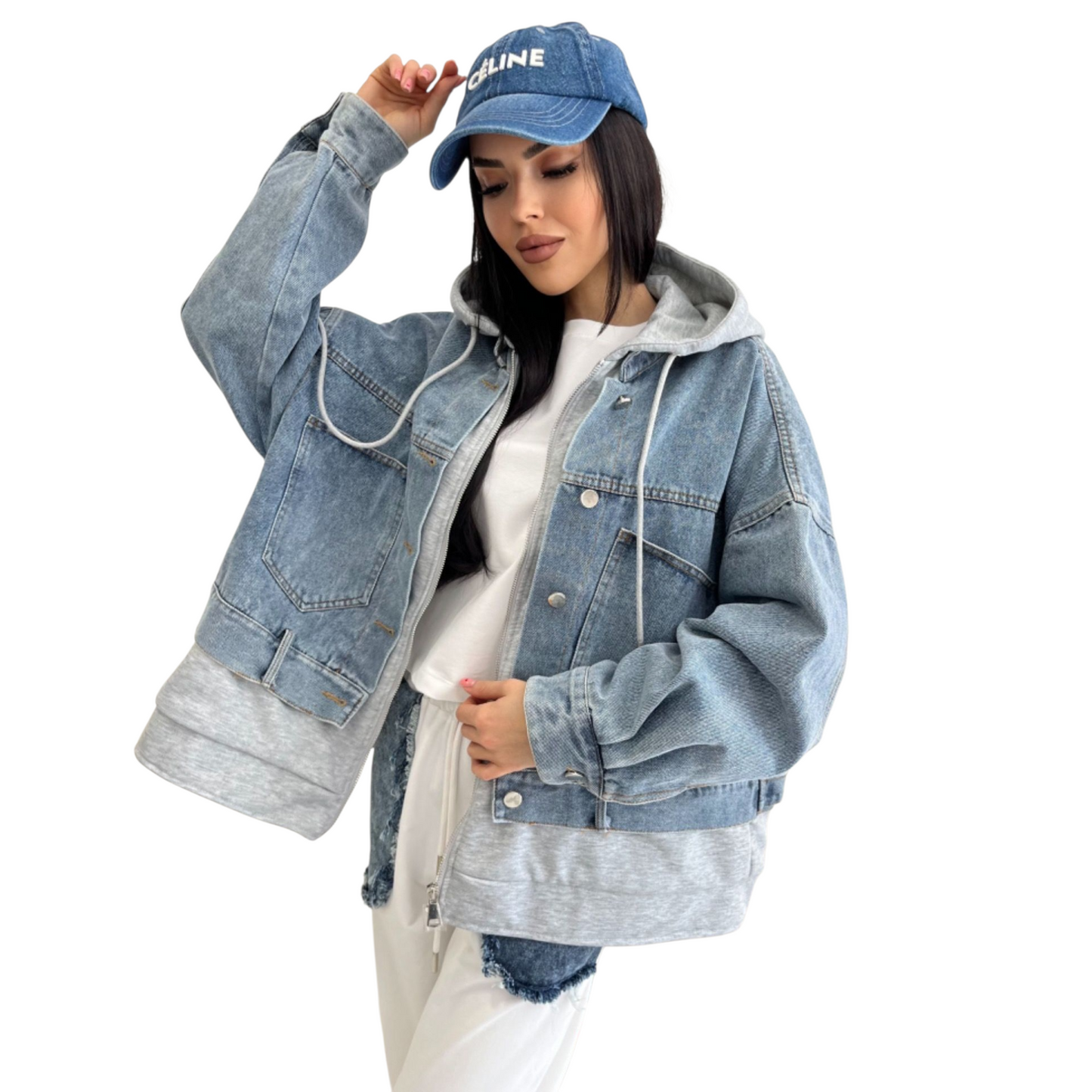 Giacca Oversize in Denim "Margot"