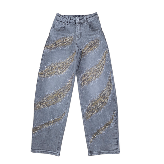 Jeans Grigio "Glamorous Edge