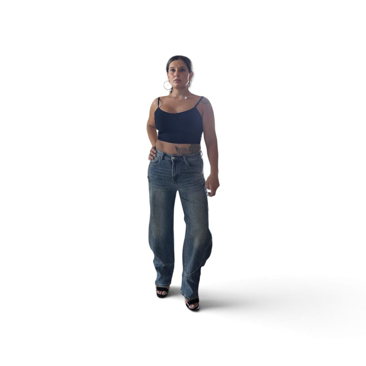 Jeans "Street Style Cargo" - Stile Urbano e Funzionale con Design Cargo Comfort e Funzionalità Perfetti per Uso Quotidiano