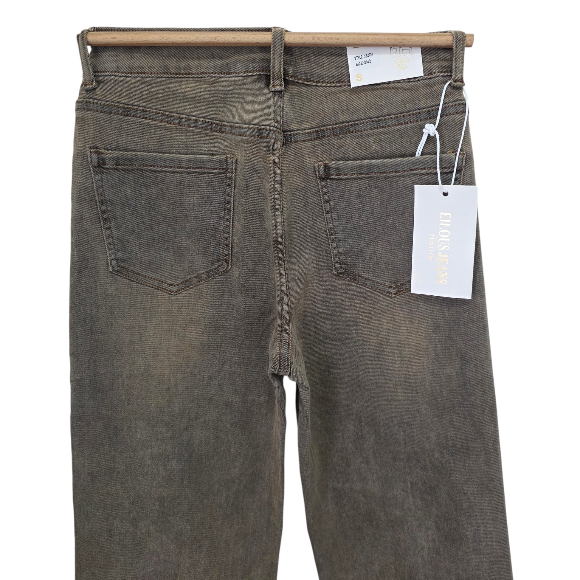 Jeans Wide LEG Strass designer