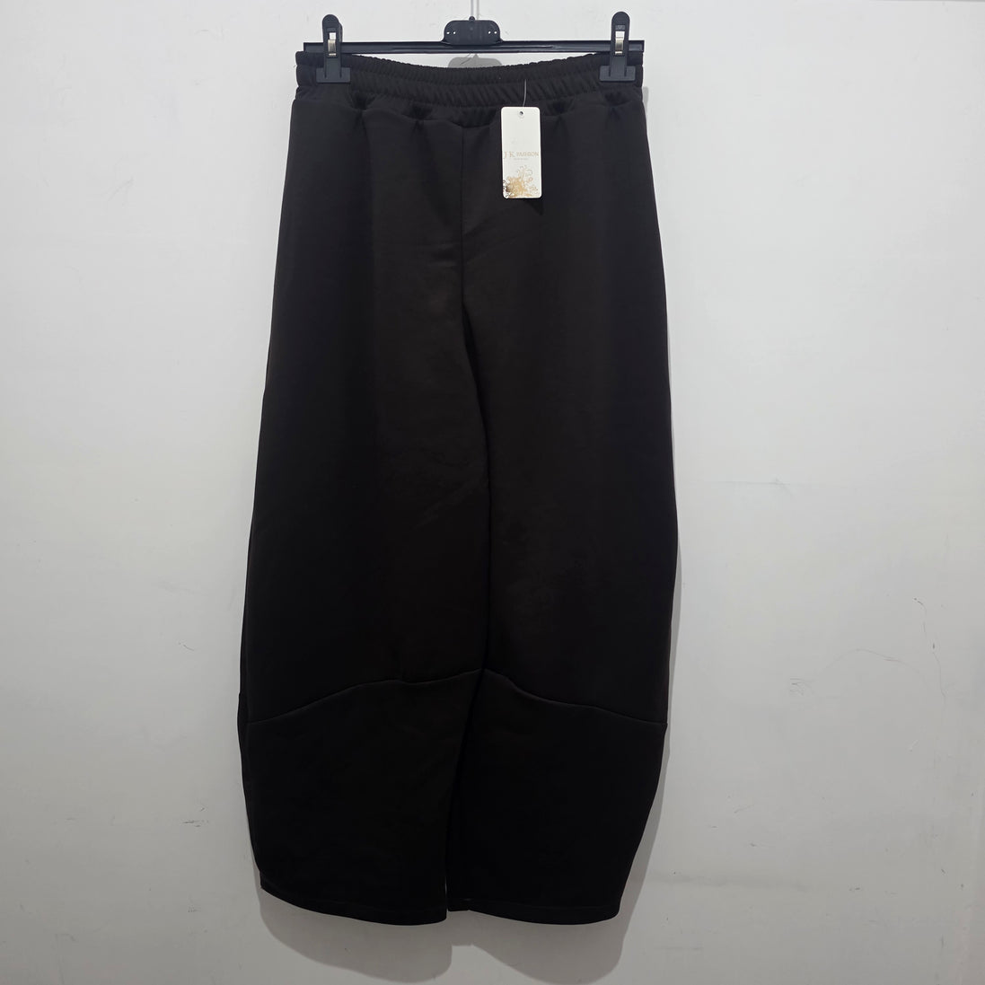 Pantaloni Casual Donna in Tessuto Morbido Beige con Tasche Laterali e Cintura Elastica Comfortable e Stilosi per Occasioni Variate