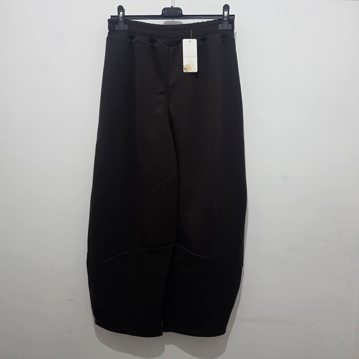 Pantaloni Casual Donna in Tessuto Morbido Beige con Tasche Laterali e Cintura Elastica Comfortable e Stilosi per Occasioni Variate