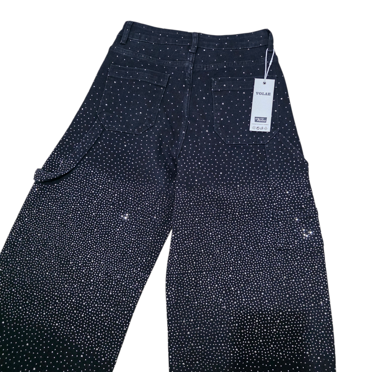 Jeans "Galactic Sparkle" con Dettagli di Scintillio Celeste per un Look Stellare
