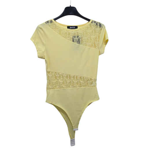 Basso Body Rosa con Dettagli in Pizzo e Maniche Corte per Donna Comfortabile e Stiloso