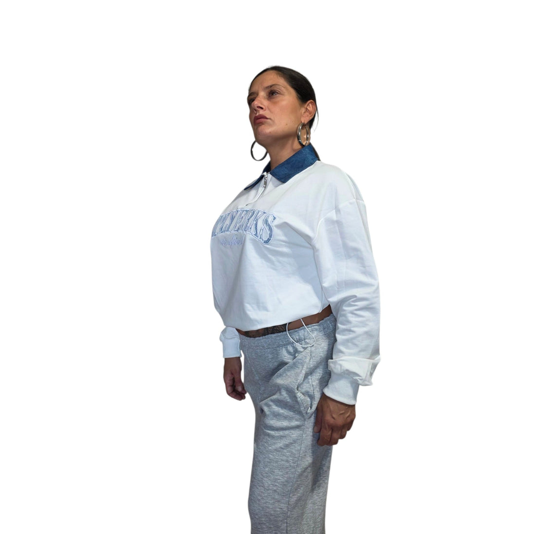 Maglia Sportiva con Zip e Collo in Velluto per Sportivi Funzionale e Unica Design Ideale per Attività Sportive