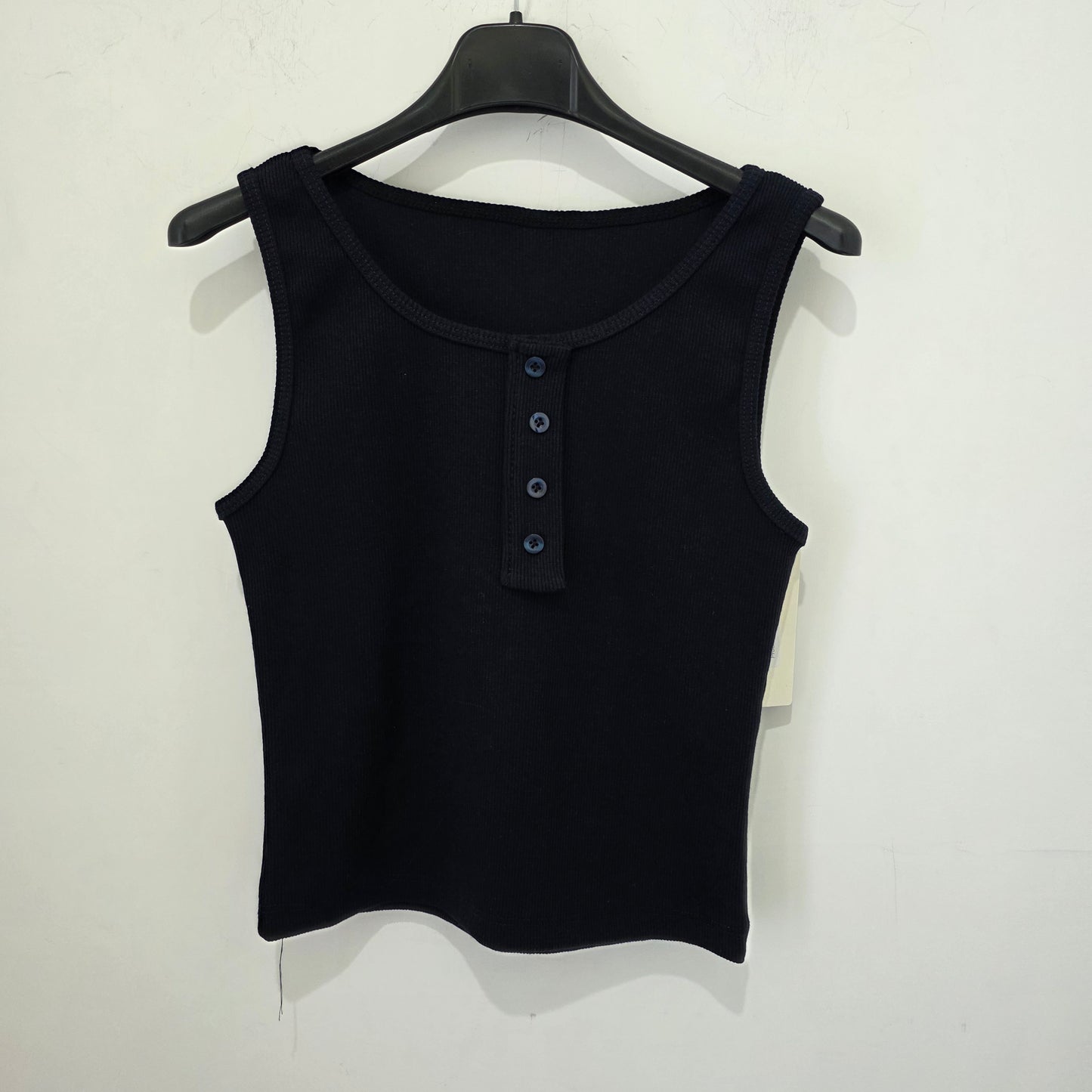 Canottiera con Bottoni e Design 