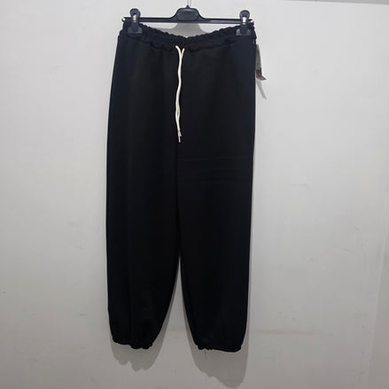 Pantaloni Sportivi Donna Taglia Unica Nero con Cordoncino per Ottima Visibilità e Comodità